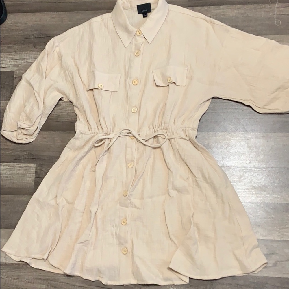 Drop sleeve mini shirt dress, brand new, not worn